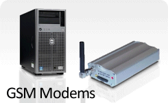 Server Software for sending SMS messages using GSM Modems